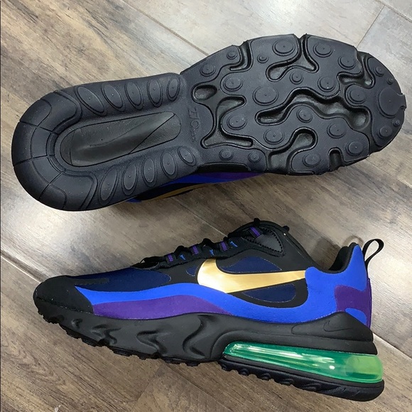 NIKE AIR MAX 270 REACT black/university gold - Picture 5 of 16